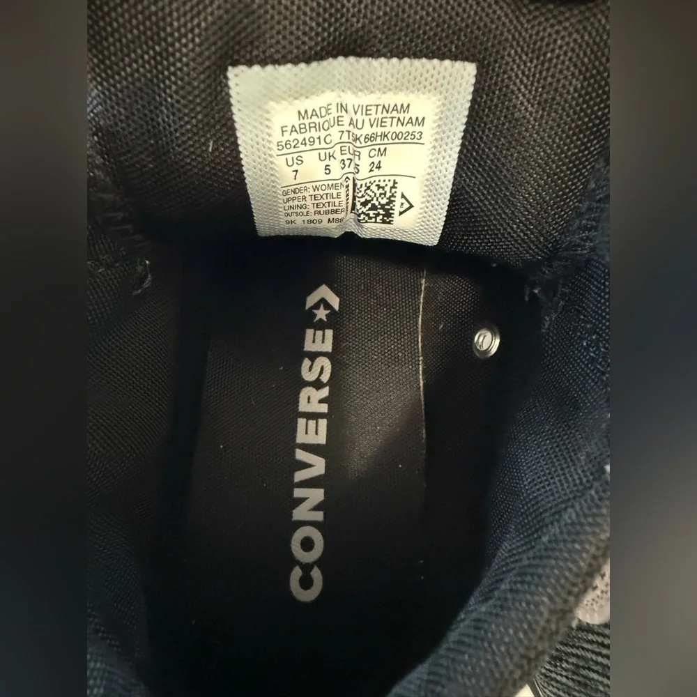 Converse Kids Charcoal Low-Top Sneakers